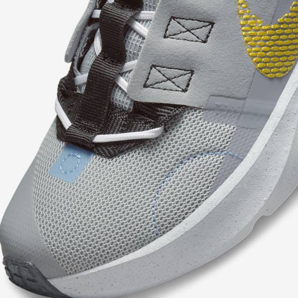 Nike Crater Impact Older Kids' Sneakers Light Grey / Blue / White | NK857DMG