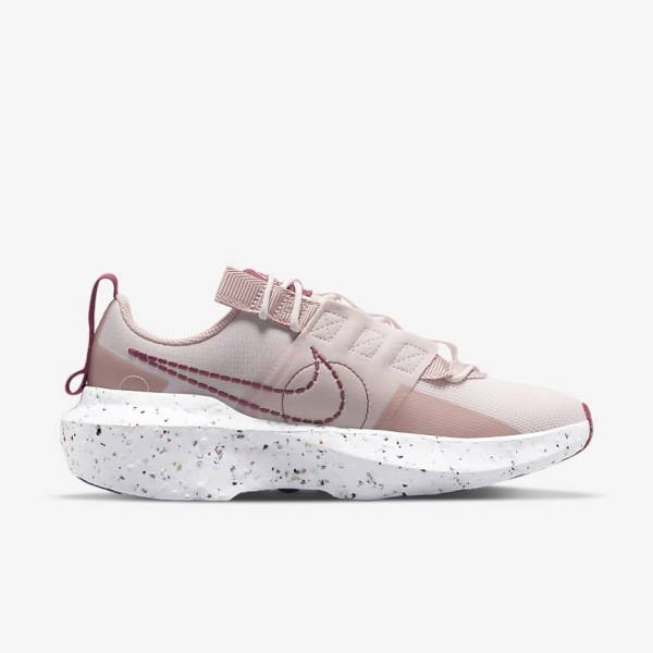 Nike Crater Impact Women's Sneakers Light Pink / White / Burgundy | NK628CKB