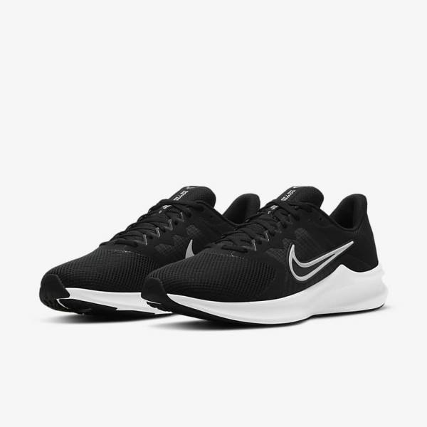 Nike Downshifter 11 Road Men's Running Shoes Black / Dark Grey / White | NK025PUE