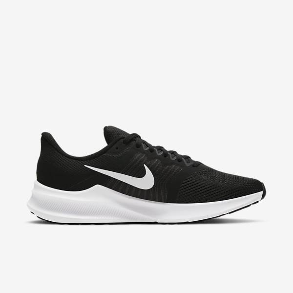 Nike Downshifter 11 Road Women's Running Shoes Black / Dark Grey / White | NK390TMX