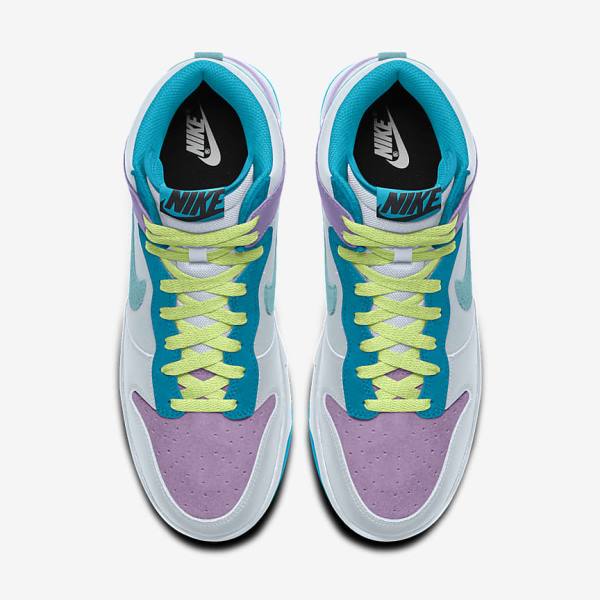 Nike Dunk High By You Custom Women's Sneakers Multicolor | NK890AEO