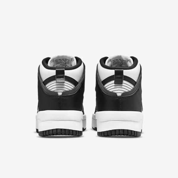 Nike Dunk High Up Women's Sneakers White / Dark Grey / Black | NK095VAZ