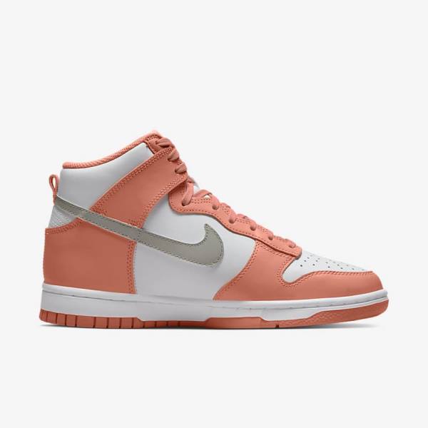 Nike Dunk High Women's Sneakers Red / White / Light | NK406COF