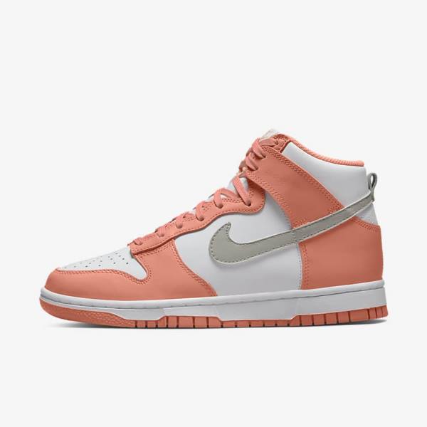 Nike Dunk High Women\'s Sneakers Red / White / Light | NK406COF