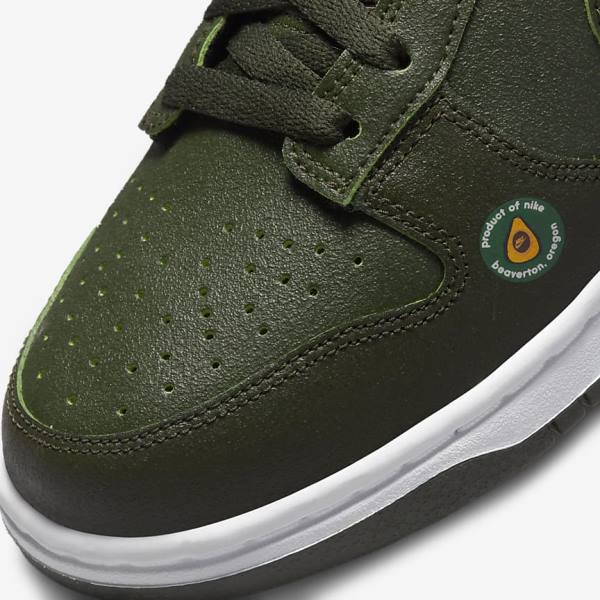 Nike Dunk Low LX Women's Sneakers Olive / Green | NK079SJC