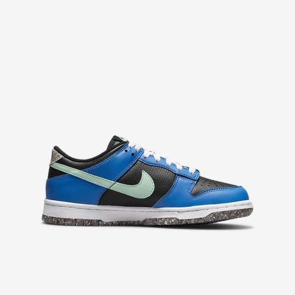 Nike Dunk Low SE Older Kids' Sneakers Black / Light Blue / Pink / Mint | NK867UHG