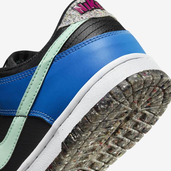 Nike Dunk Low SE Older Kids' Sneakers Black / Light Blue / Pink / Mint | NK867UHG