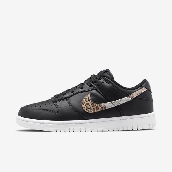 Nike Dunk Low SE Women\'s Sneakers Black / Multicolor | NK271HFJ