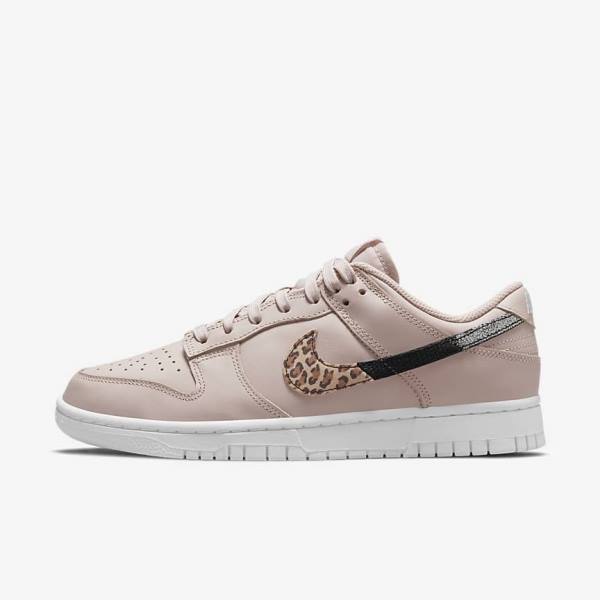 Nike Dunk Low SE Women\'s Sneakers Khaki Grey / Khaki Grey / Multicolor | NK528AFB