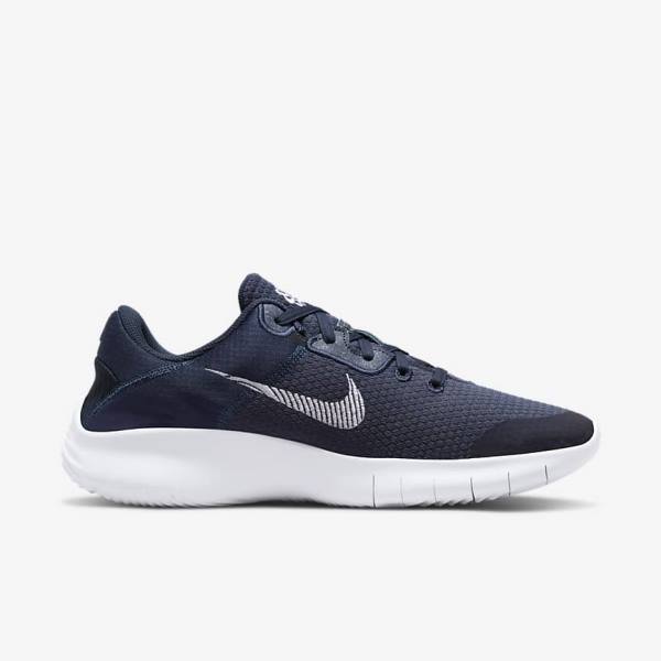 Nike Flex Experience Run 11 Next Nature Road Men's Running Shoes Navy / Dark Obsidian / White | NK469HIS