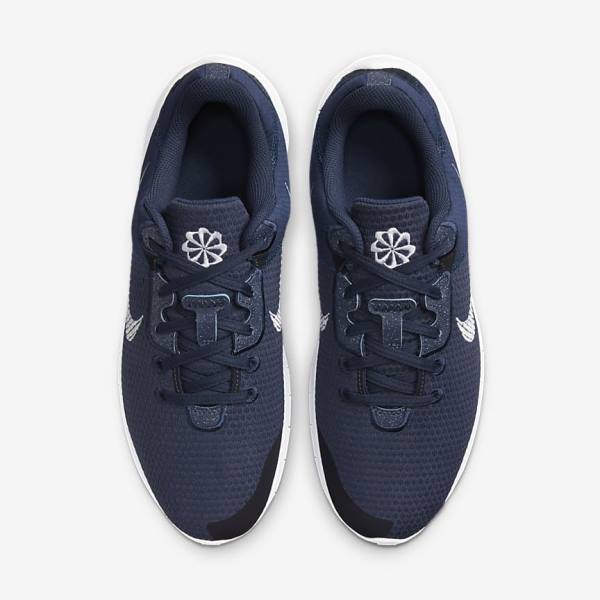 Nike Flex Experience Run 11 Next Nature Road Men's Running Shoes Navy / Dark Obsidian / White | NK469HIS