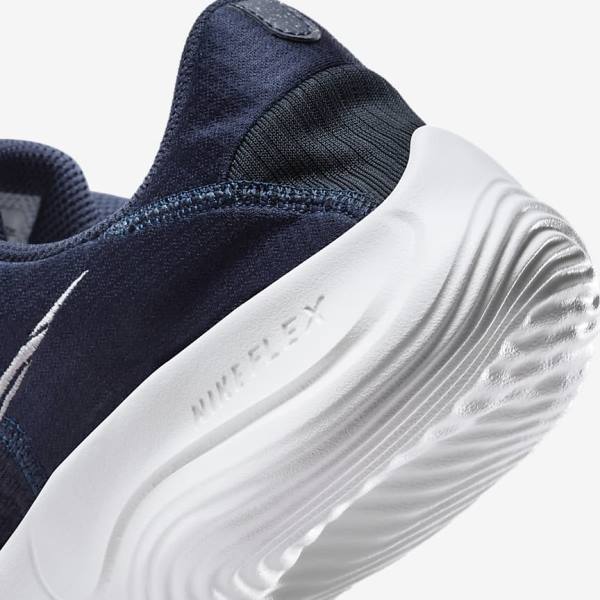 Nike Flex Experience Run 11 Next Nature Road Men's Running Shoes Navy / Dark Obsidian / White | NK469HIS