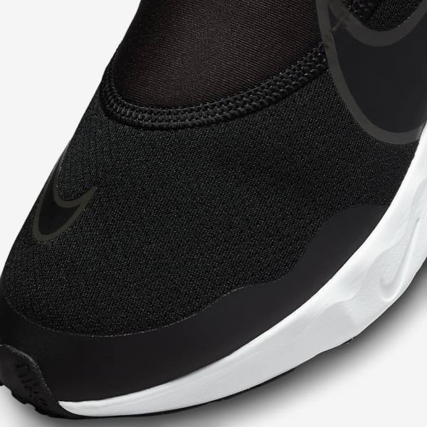 Nike Flow Older Road Kids' Running Shoes Black / White / Grey | NK309IZP