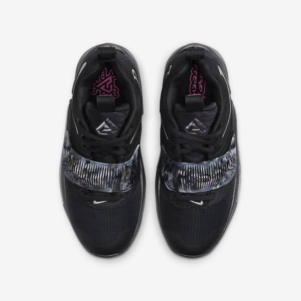 Nike Freak 3 Older Kids' Basketball Shoes Black / Grey / Pink / Metal Silver | NK349AFS