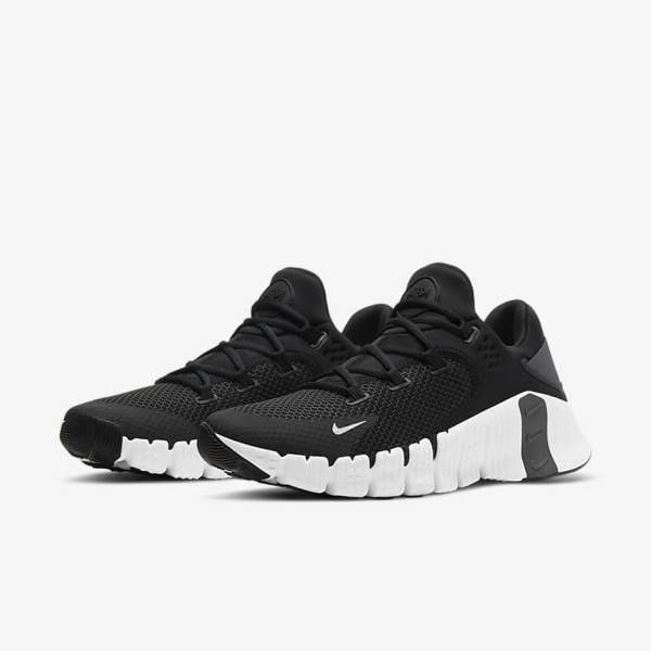 Nike Free Metcon 4 Men's Training Shoes Black / Grey | NK178HPA