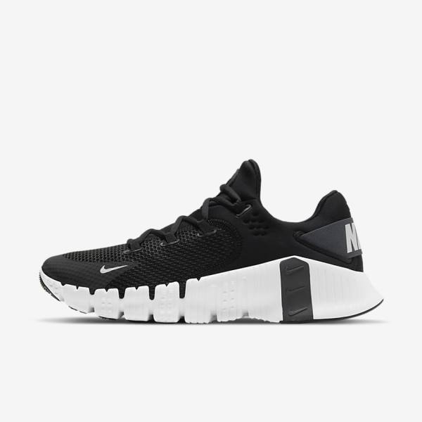 Nike Free Metcon 4 Men\'s Training Shoes Black / Grey | NK178HPA