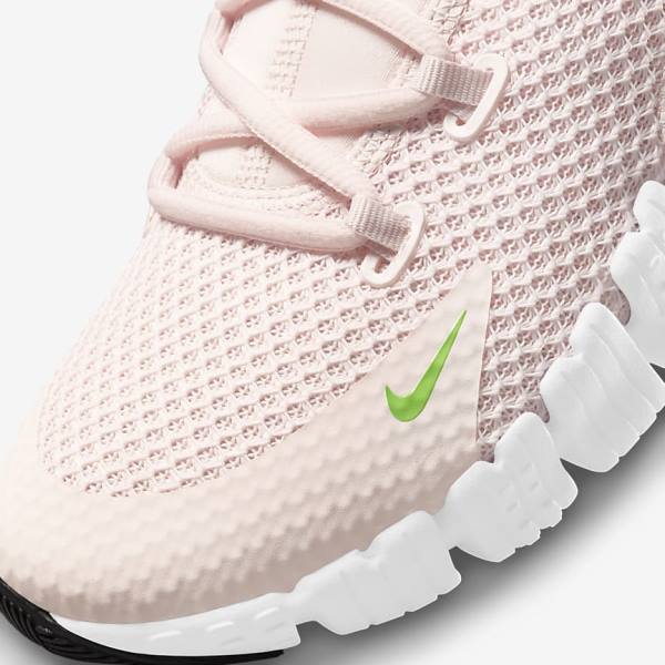 Nike Free Metcon 4 Women's Training Shoes Light Pink / White / Black / Green | NK503AES