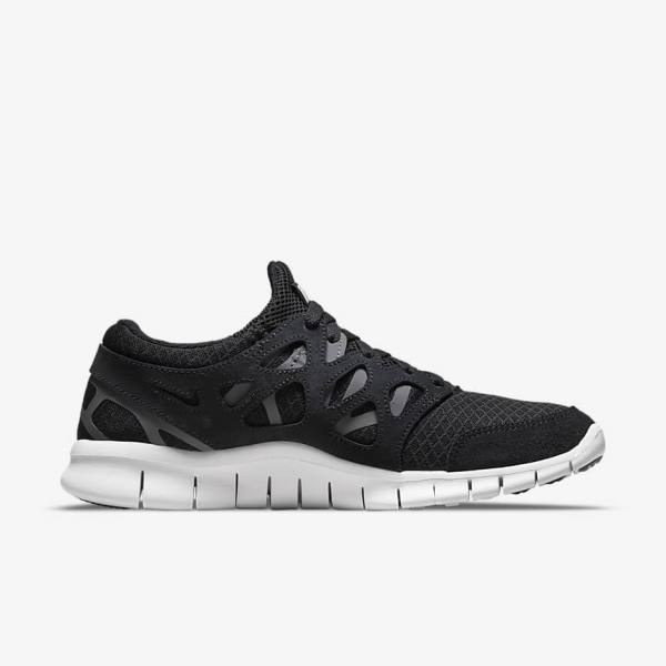 Nike Free Run 2 Men's Sneakers Black / Dark Grey / White | NK895WZK