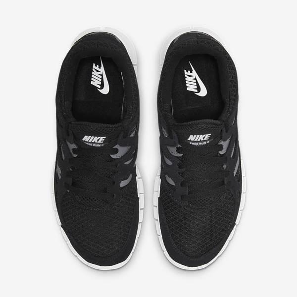 Nike Free Run 2 Men's Sneakers Black / Dark Grey / White | NK895WZK