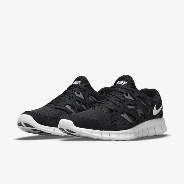 Nike Free Run 2 Men's Sneakers Black / Dark Grey / White | NK895WZK