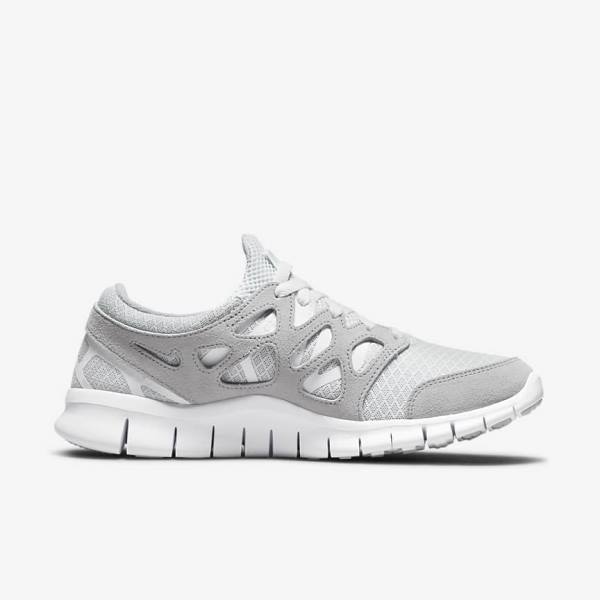 Nike Free Run 2 Men's Sneakers Grey / White / Platinum | NK148SEA