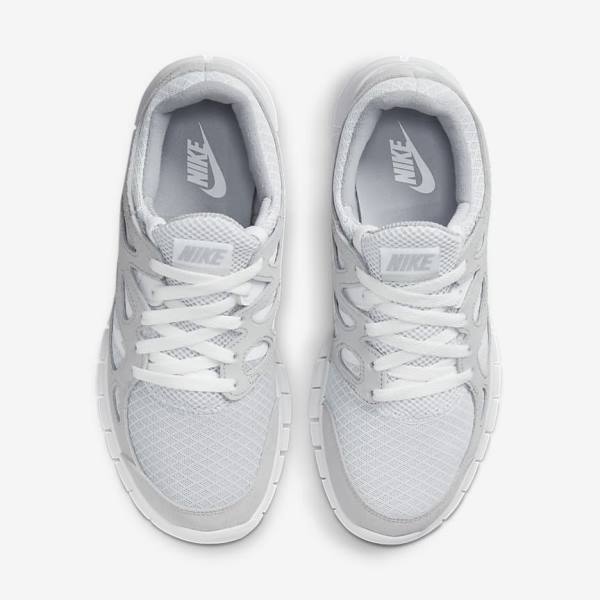 Nike Free Run 2 Men's Sneakers Grey / White / Platinum | NK148SEA