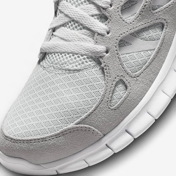 Nike Free Run 2 Men's Sneakers Grey / White / Platinum | NK148SEA