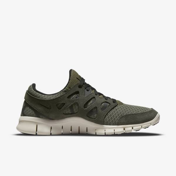 Nike Free Run 2 Men's Sneakers Olive / Black | NK471PFI