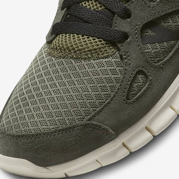 Nike Free Run 2 Men's Sneakers Olive / Black | NK471PFI