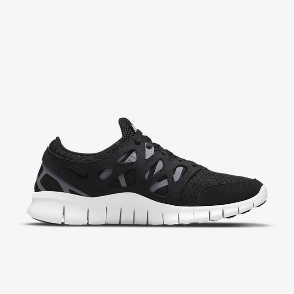 Nike Free Run 2 Women's Sneakers Black / Dark Grey / White | NK814BMA