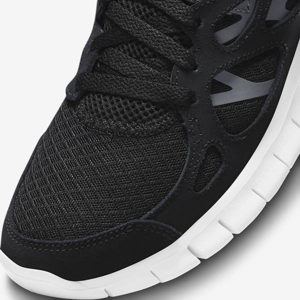 Nike Free Run 2 Women's Sneakers Black / Dark Grey / White | NK814BMA