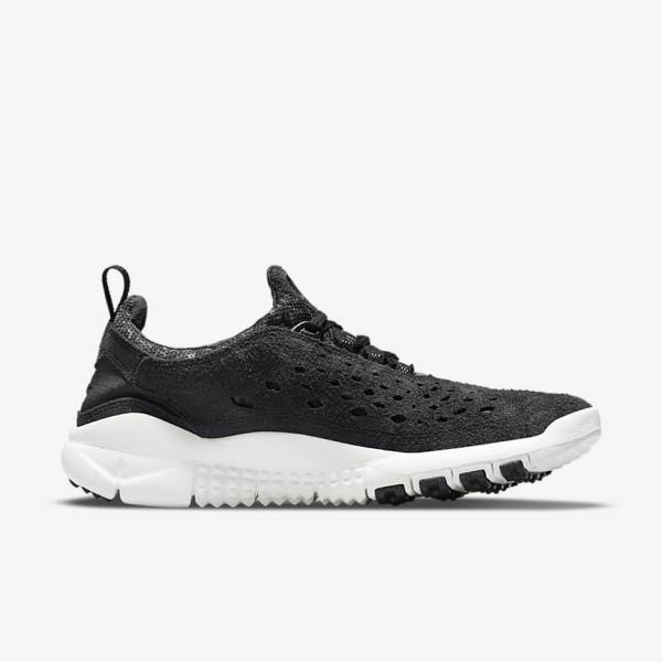 Nike Free Run Trail Men's Sneakers Black / White / Dark Grey | NK640DRX