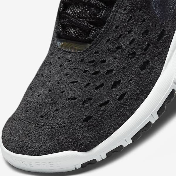 Nike Free Run Trail Men's Sneakers Black / White / Dark Grey | NK640DRX