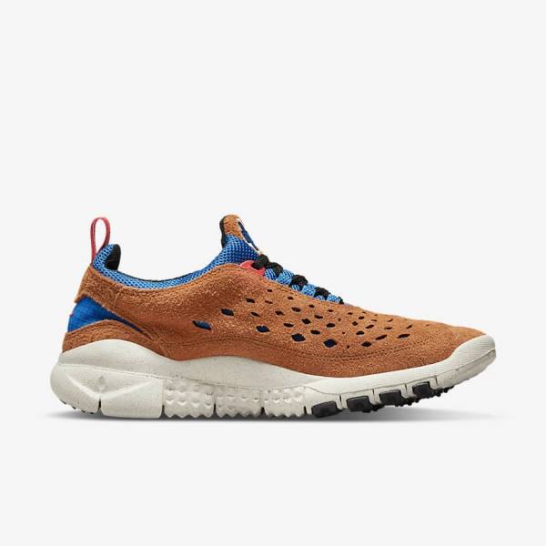 Nike Free Run Trail Men's Sneakers Blue / Light Cream / Red | NK471JTE