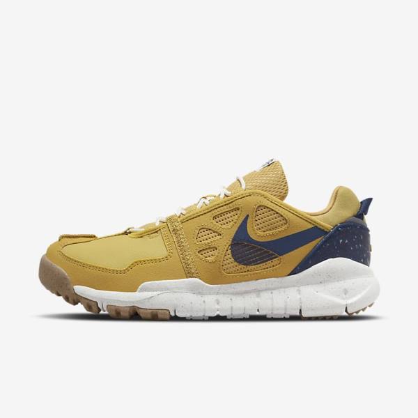 Nike Free Terra Vista Men\'s Sneakers Gold / Navy | NK216XDR