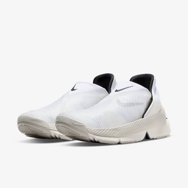 Nike Go FlyEase Men's Sneakers White / Black | NK954QVE