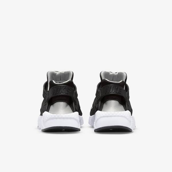 Nike Huarache Run Older Kids' Running Shoes Black / Grey / White / Red | NK209NOL