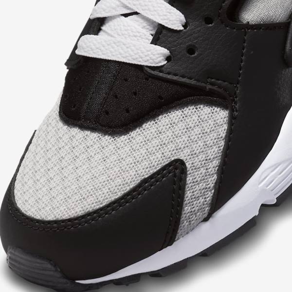 Nike Huarache Run Older Kids' Running Shoes Black / Grey / White / Red | NK209NOL