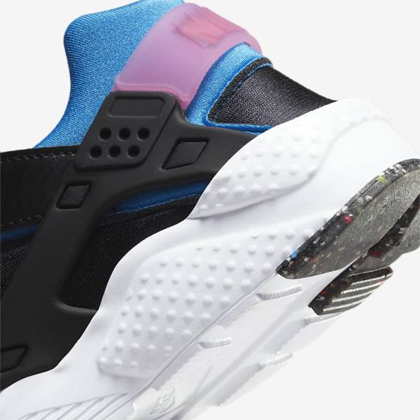 Nike Huarache Run Older Kids' Sneakers Black / Light Blue / Pink / Mint | NK237JZU