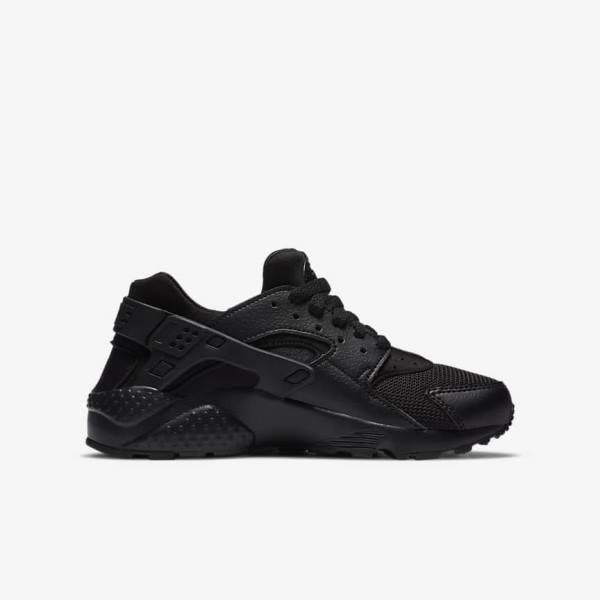 Nike Huarache Run Older Kids' Sneakers Black | NK684ORS