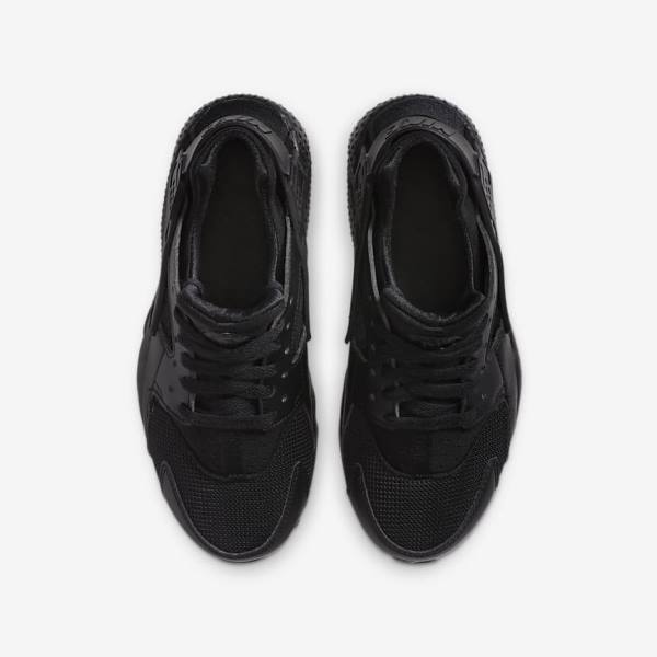 Nike Huarache Run Older Kids' Sneakers Black | NK684ORS