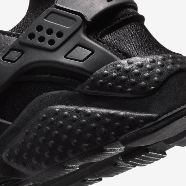 Nike Huarache Run Older Kids' Sneakers Black | NK684ORS