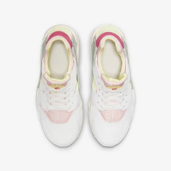 Nike Huarache Run Older Kids' Sneakers White | NK629POC