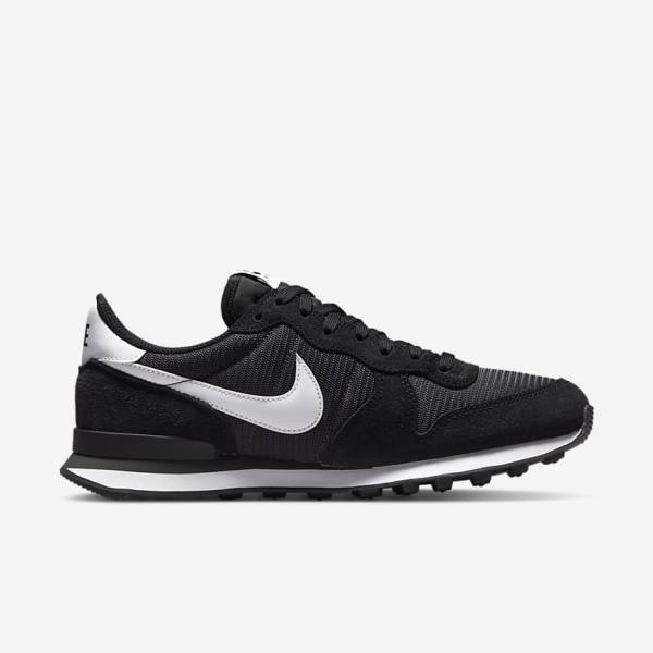 Nike Internationalist Women's Sneakers Black / Dark Grey / White | NK648FOA