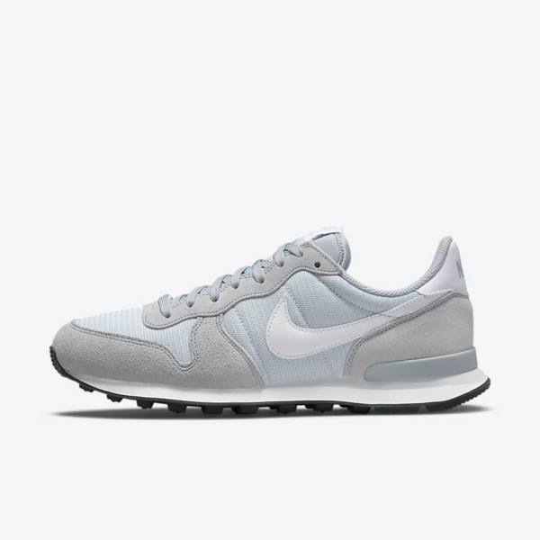 Nike Internationalist Women\'s Sneakers Grey / Platinum / Black / White | NK617RAY