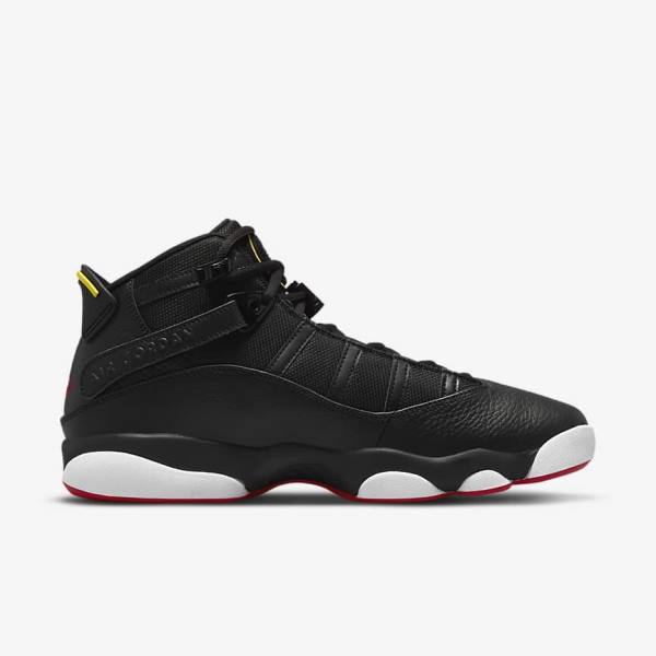 Nike Jordan 6 Rings Men's Sneakers Black / White / Yellow / Red | NK974BXC