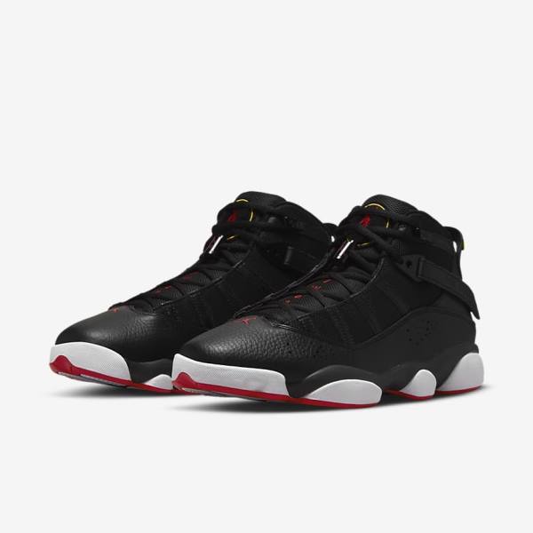 Nike Jordan 6 Rings Men's Sneakers Black / White / Yellow / Red | NK974BXC