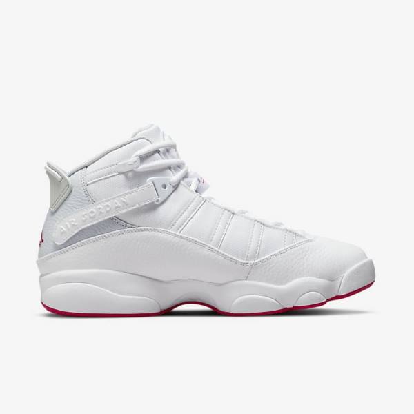 Nike Jordan 6 Rings Men's Sneakers White / Platinum | NK974OCZ