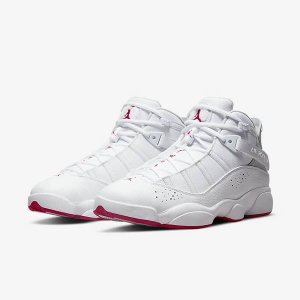 Nike Jordan 6 Rings Men's Sneakers White / Platinum | NK974OCZ