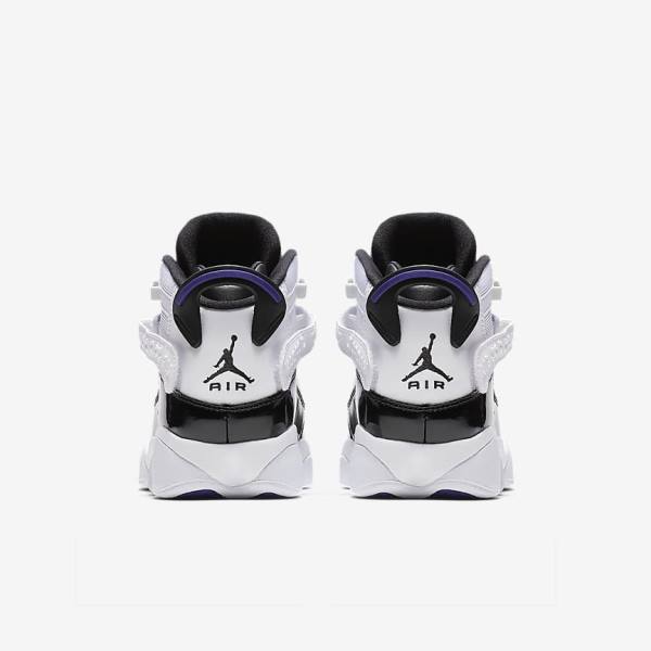 Nike Jordan 6 Rings Older Kids' Sneakers White / Black | NK952IGR